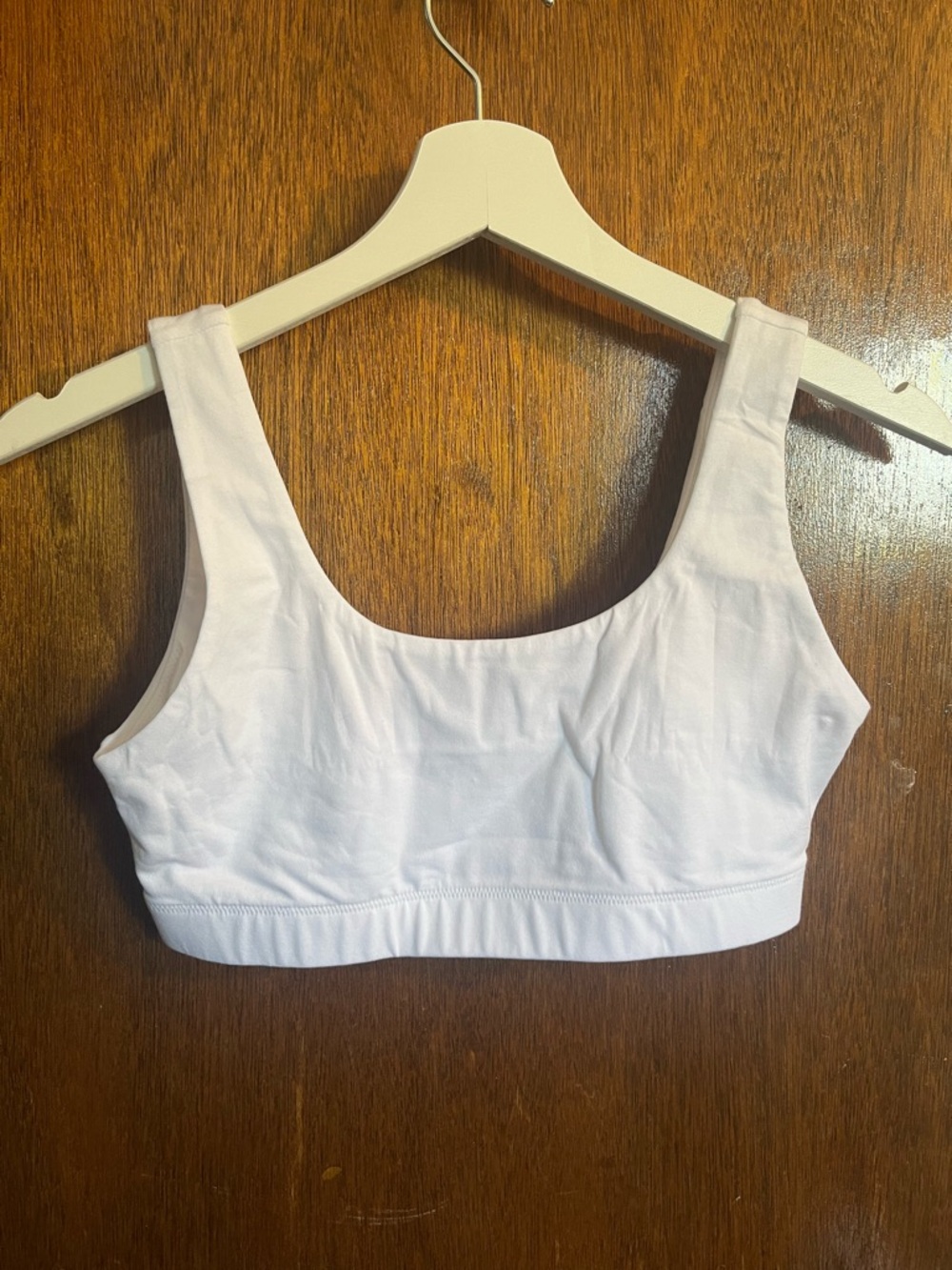 quince white bralette nwot- size small